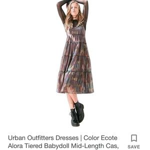 Urban Outfitters Ecote Midi Dress